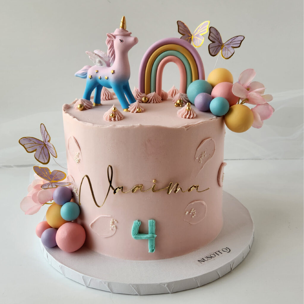 Custom birthday cake Custom birthday cake with rainbow sprinkles – Forney TX